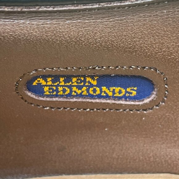 Allen Edmonds Men’s Brown Burgundy Leather Wingtip Oxford Dress Shoes Size 11B main image 9